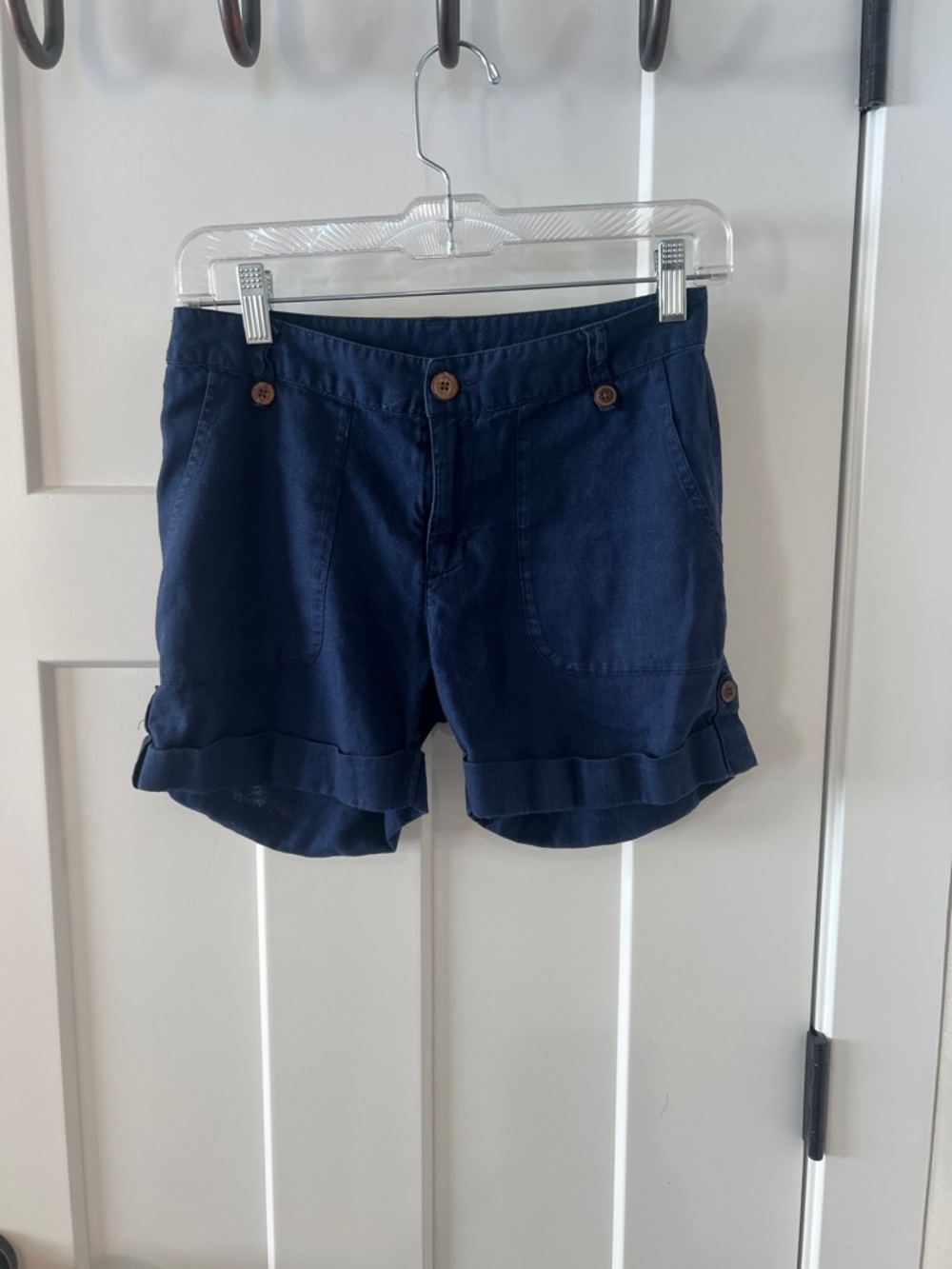 Patagonia Hemp Organic Cotton Shorts Blue Size 2 Casual Summer